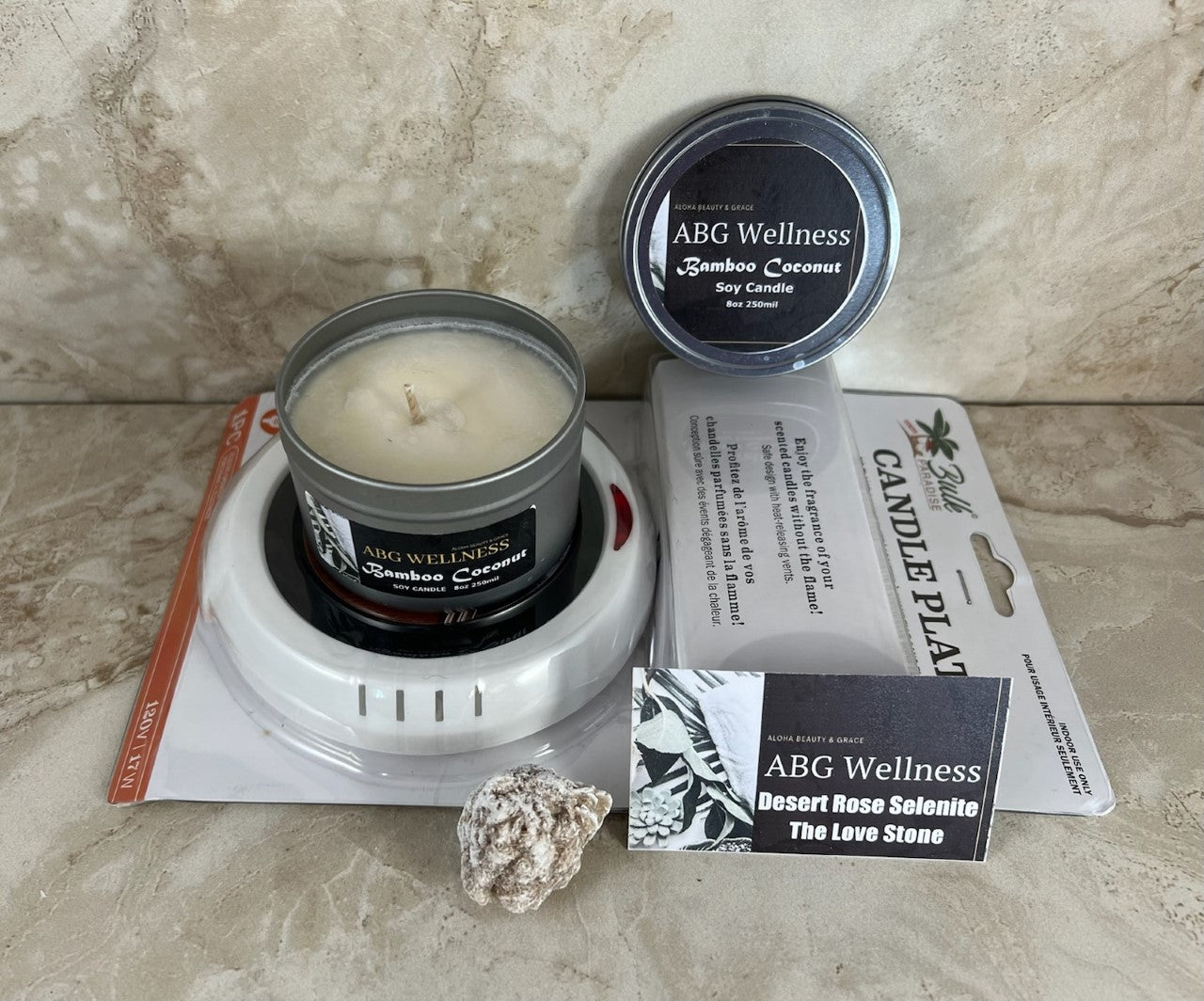 3-Pcs Aromatherapy Hawaiian Candle Gift Set “MADE TO ORDER”