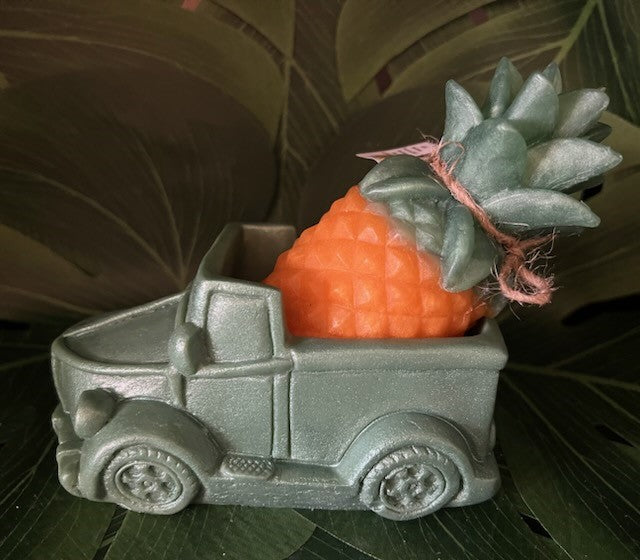 3 Pc Aromatherapy Decorative Vintage Truck, Pineapple Soap Air Fresheners & Misting Spray Gift Set, “MADE TO ORDER” A Gift For Any Occasion