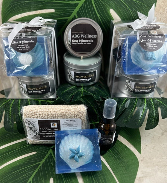 4 Pc Classic Sea Minerals Spa Gift Set  “MADE TO ORDER”