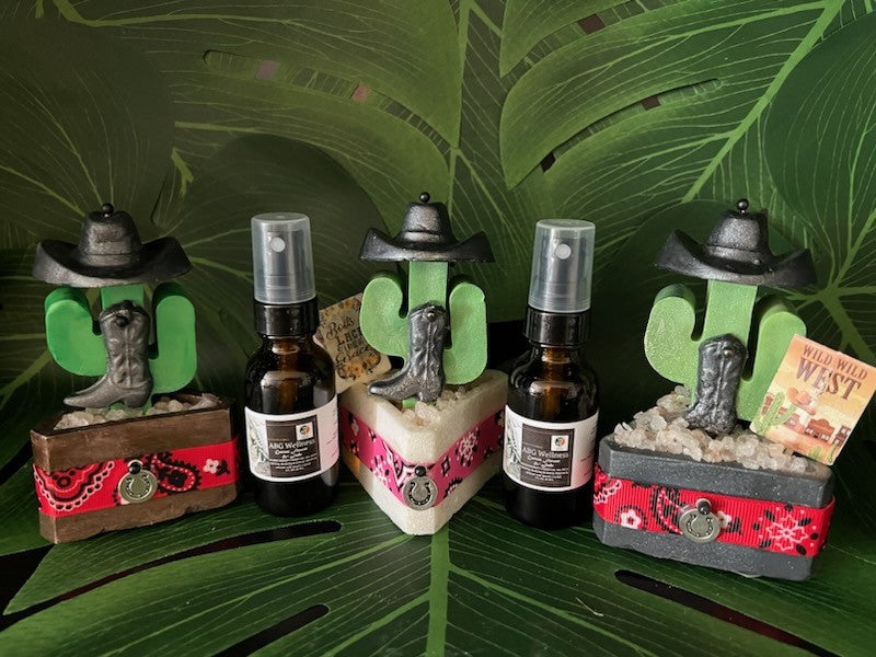 3 Pc Classic Wild West Outlaw Soaps Air Freshener and Misting Spray Gift Sets  “MADE TO ORDER”