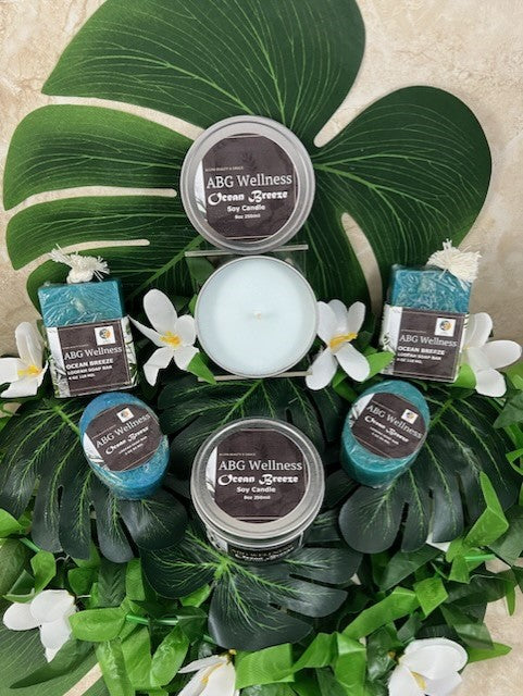 3-Pcs Aromatherapy Hawaiian Candle Gift Set  “MADE TO ORDER”